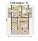 Дом из бревна VZ-126